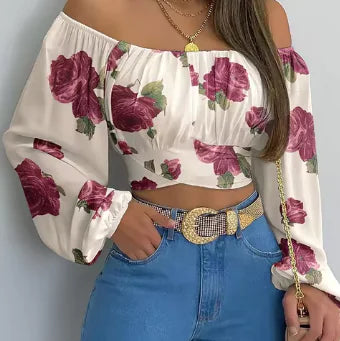 Women's Off Shoulder | Printed Blouses