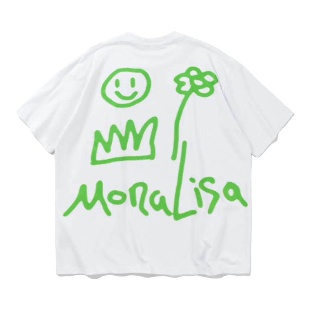 Graffiti Mona Lisa Smile Face | Streetwear T-Shirts