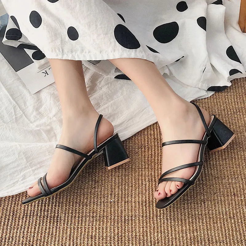 Women's Summer Casual Ankle Strap Wedge Sandals