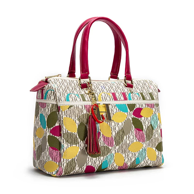 Luxury Jacquard Hand Bag | Colorful Women's Handbag