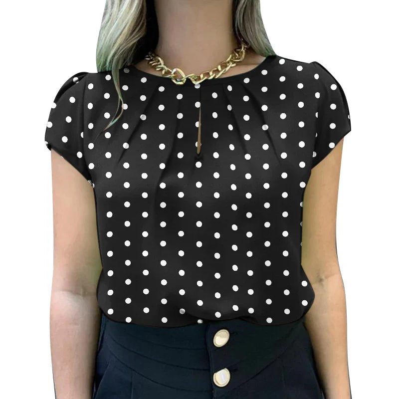 Polka Dot | Tunic Top Blouse