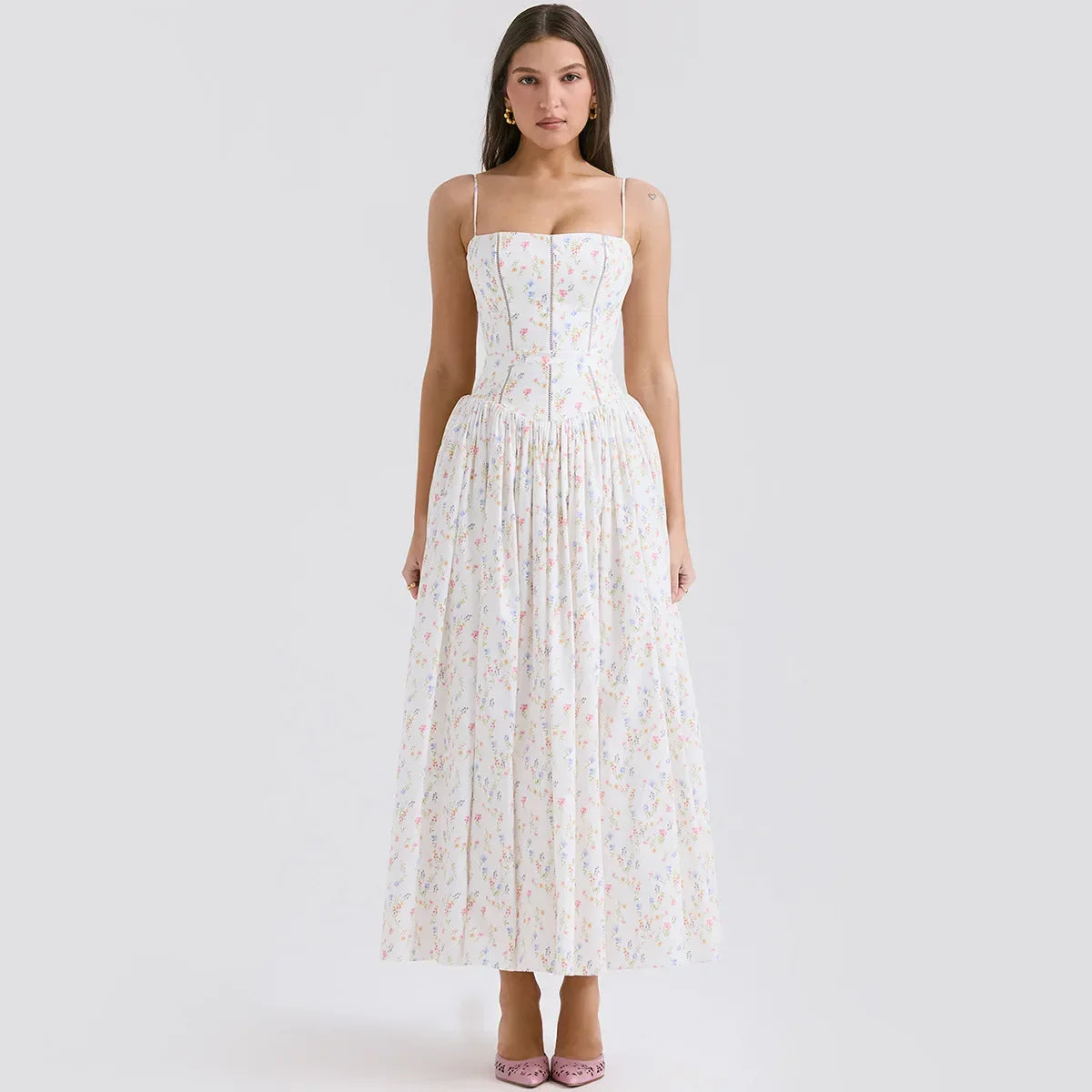 Elegant Floral | 2025 Midi Dress