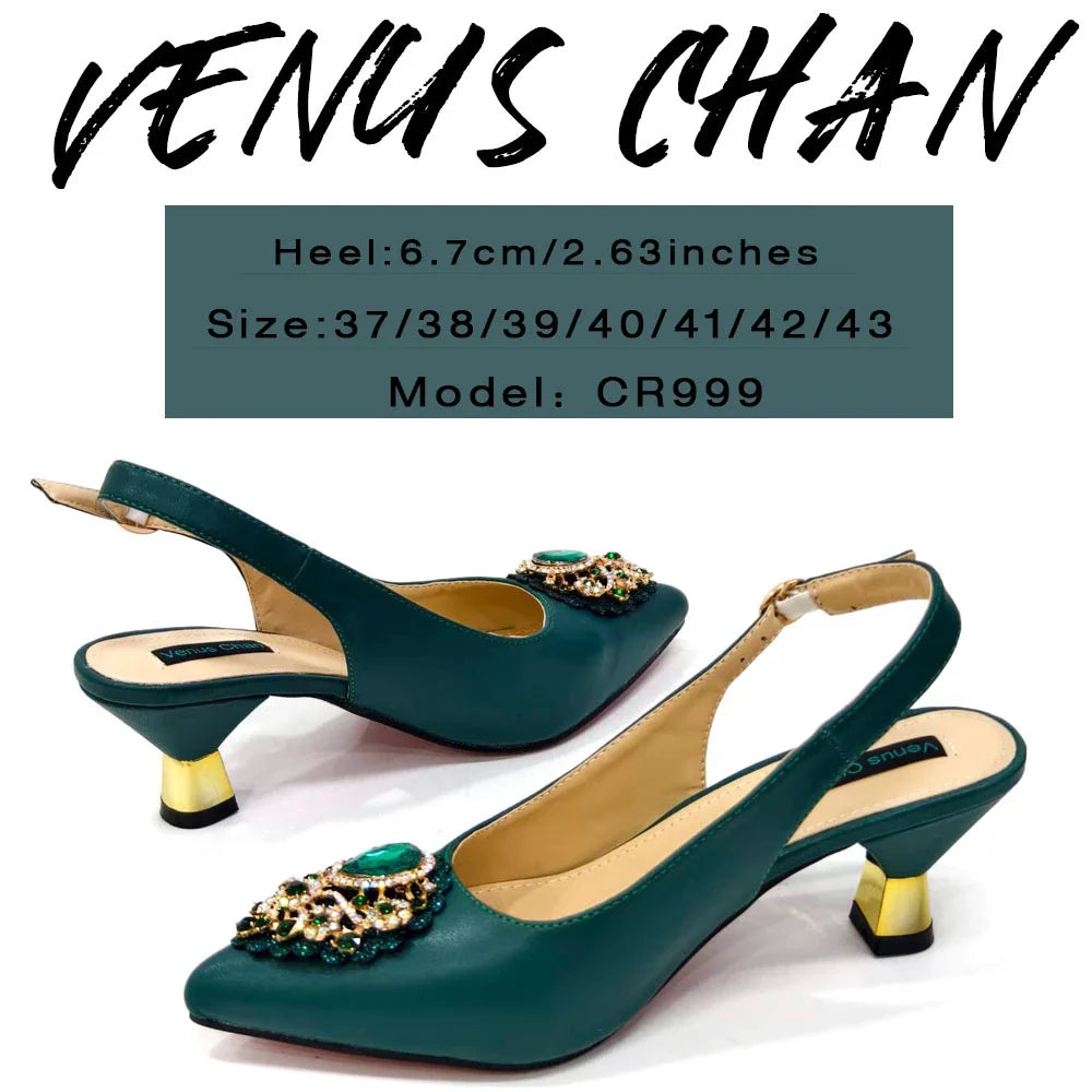 Venus Chan High Heel Sandal & Matching Bag