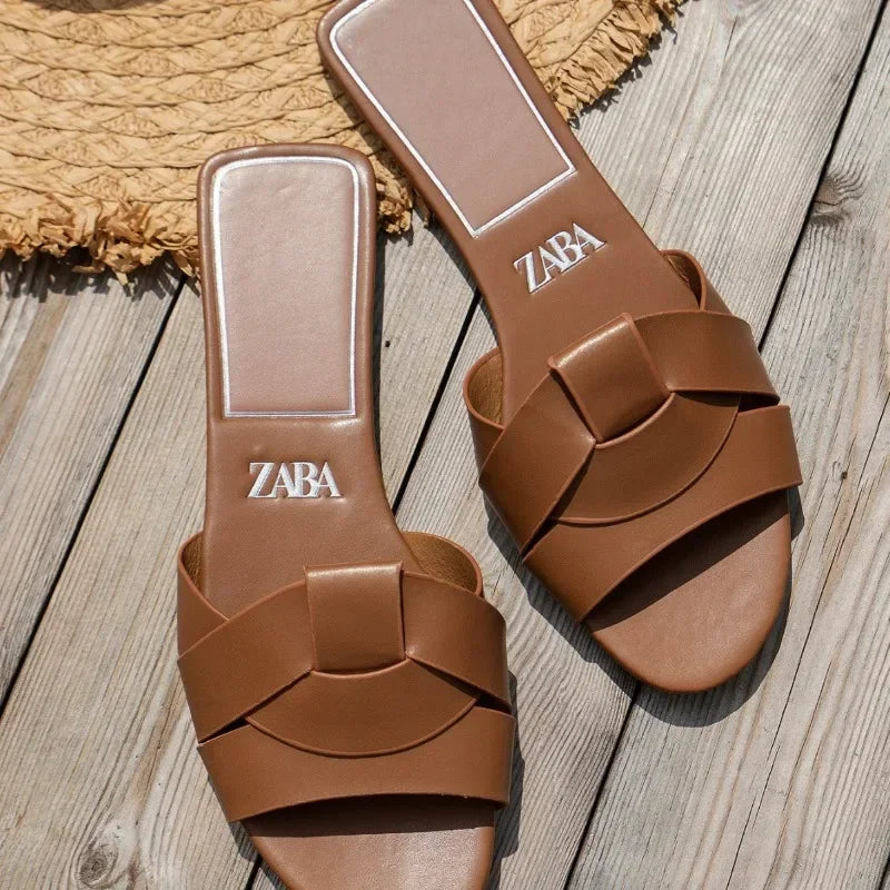 Square Head | Flat Sandals