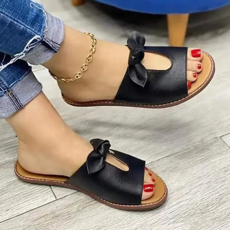 Butterfly-Knot Sandals | Cute Flats