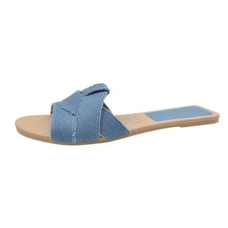 Square Head | Flat Sandals