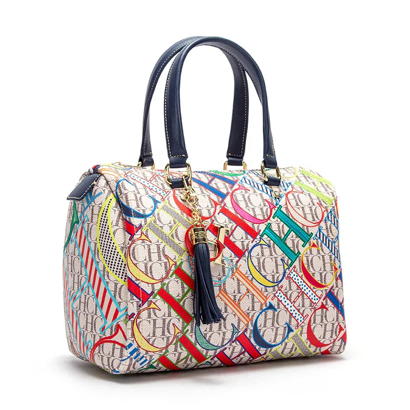 Luxury Jacquard Hand Bag | Colorful Women's Handbag