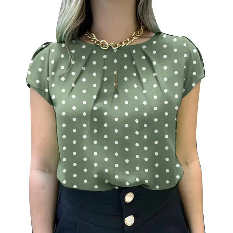 Polka Dot | Tunic Top Blouse