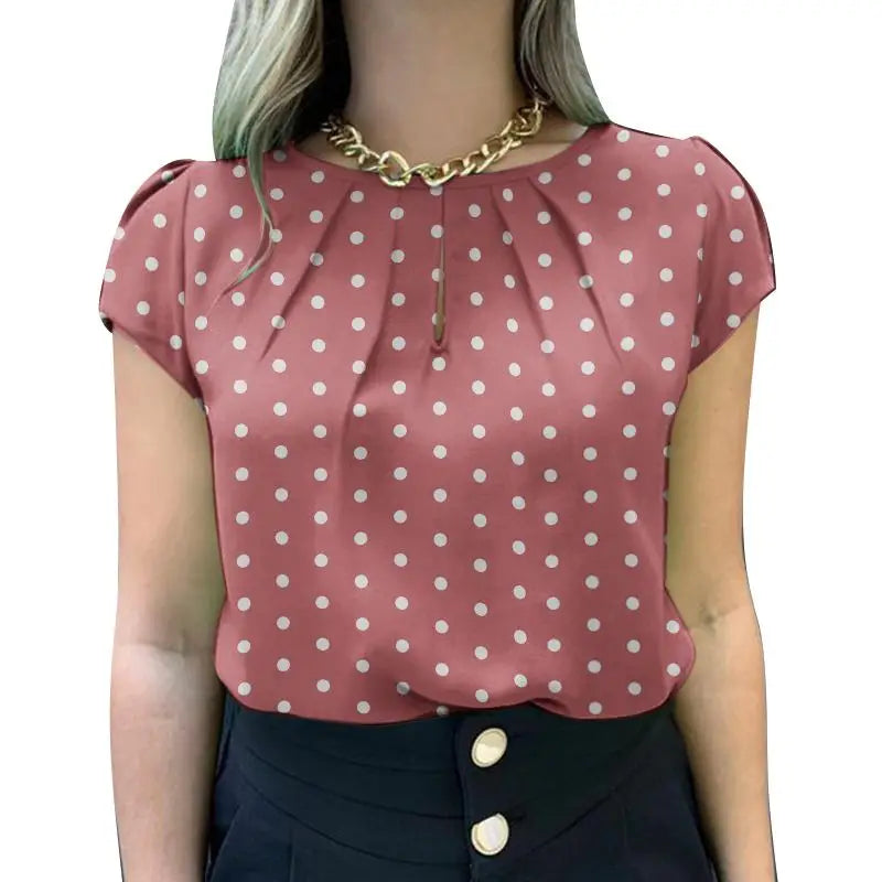 Polka Dot | Tunic Top Blouse