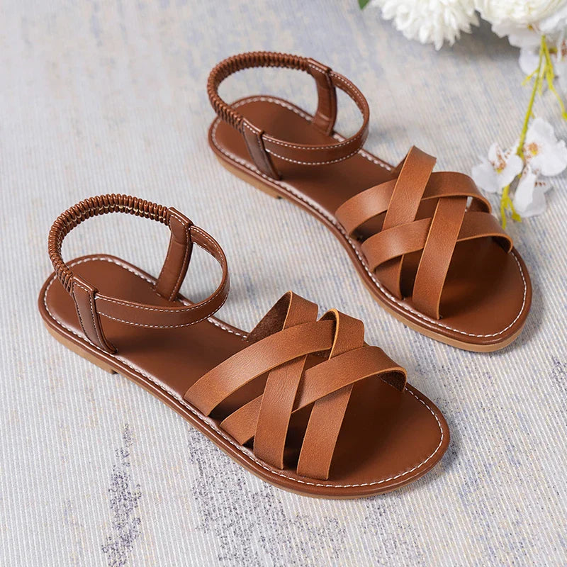 Roman Strap | Flat Sandals