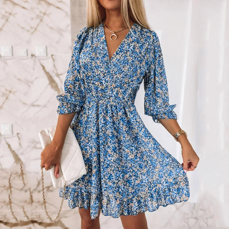 Boho Print | Flower Dress