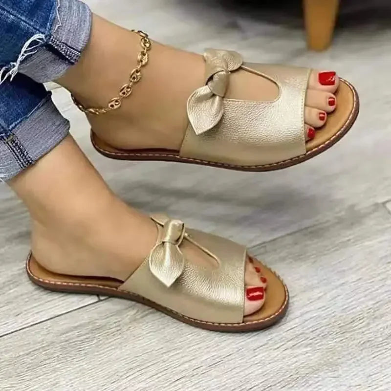 Butterfly-Knot Sandals | Cute Flats