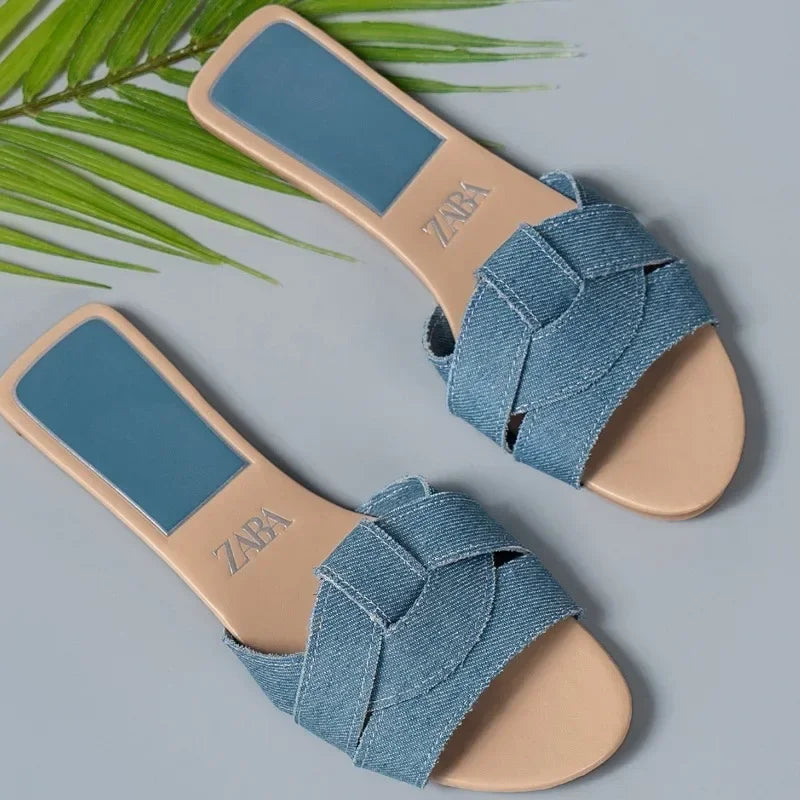 Square Head | Flat Sandals