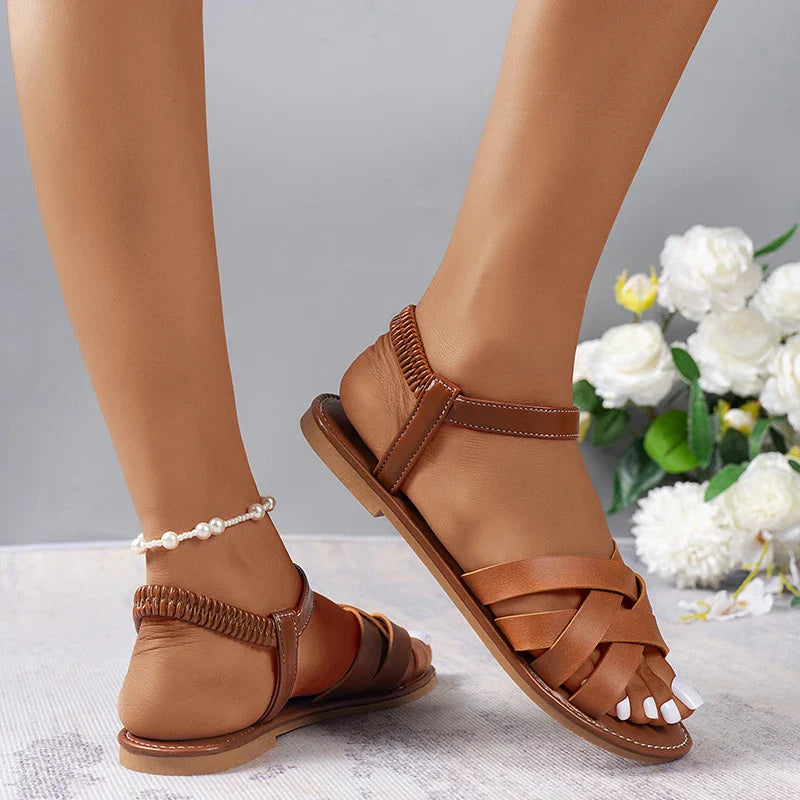 Roman Strap | Flat Sandals