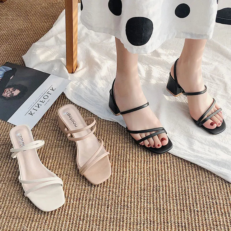 Women's Summer Casual Ankle Strap Wedge Sandals