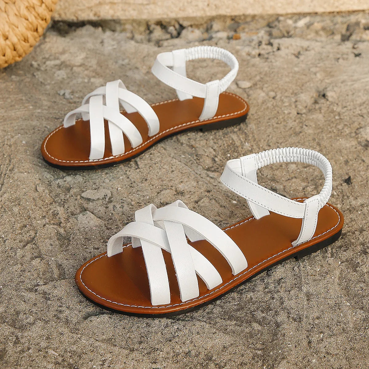 Roman Strap | Flat Sandals