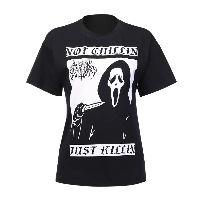 Grunge Black Tee Satanic Goth Witch | T-Shirts