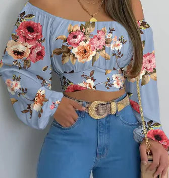 Women's Off Shoulder | Printed Blouses