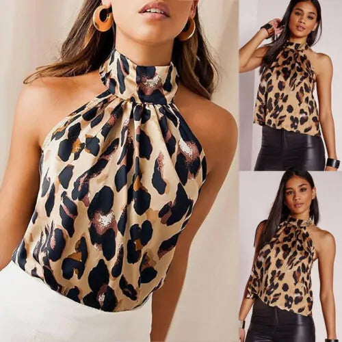 Women Blouses Sexy Leopard Print | Ladies Shirts